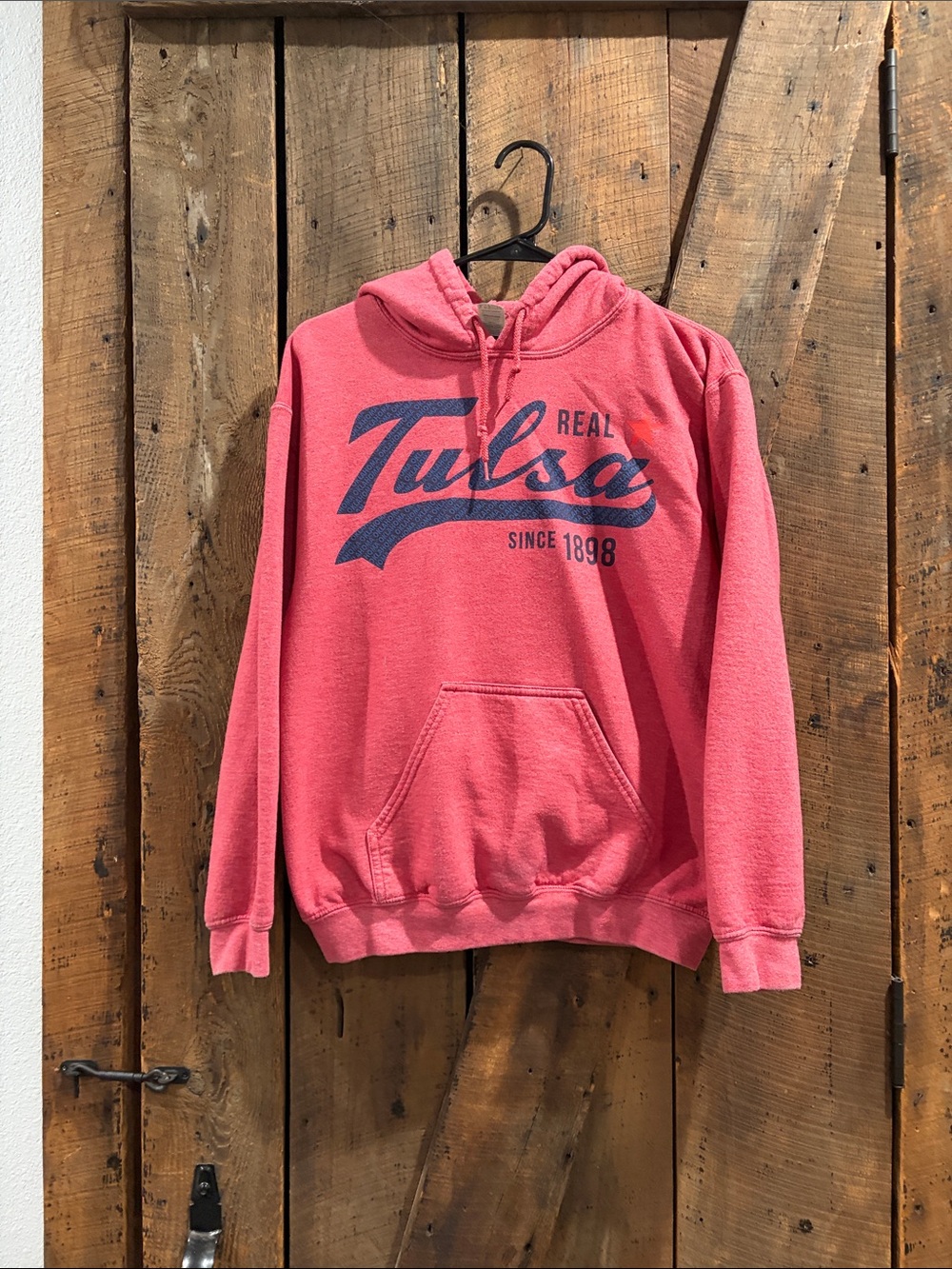 Gildan Coral Pink 'Tulsa' Pullover Hoodie